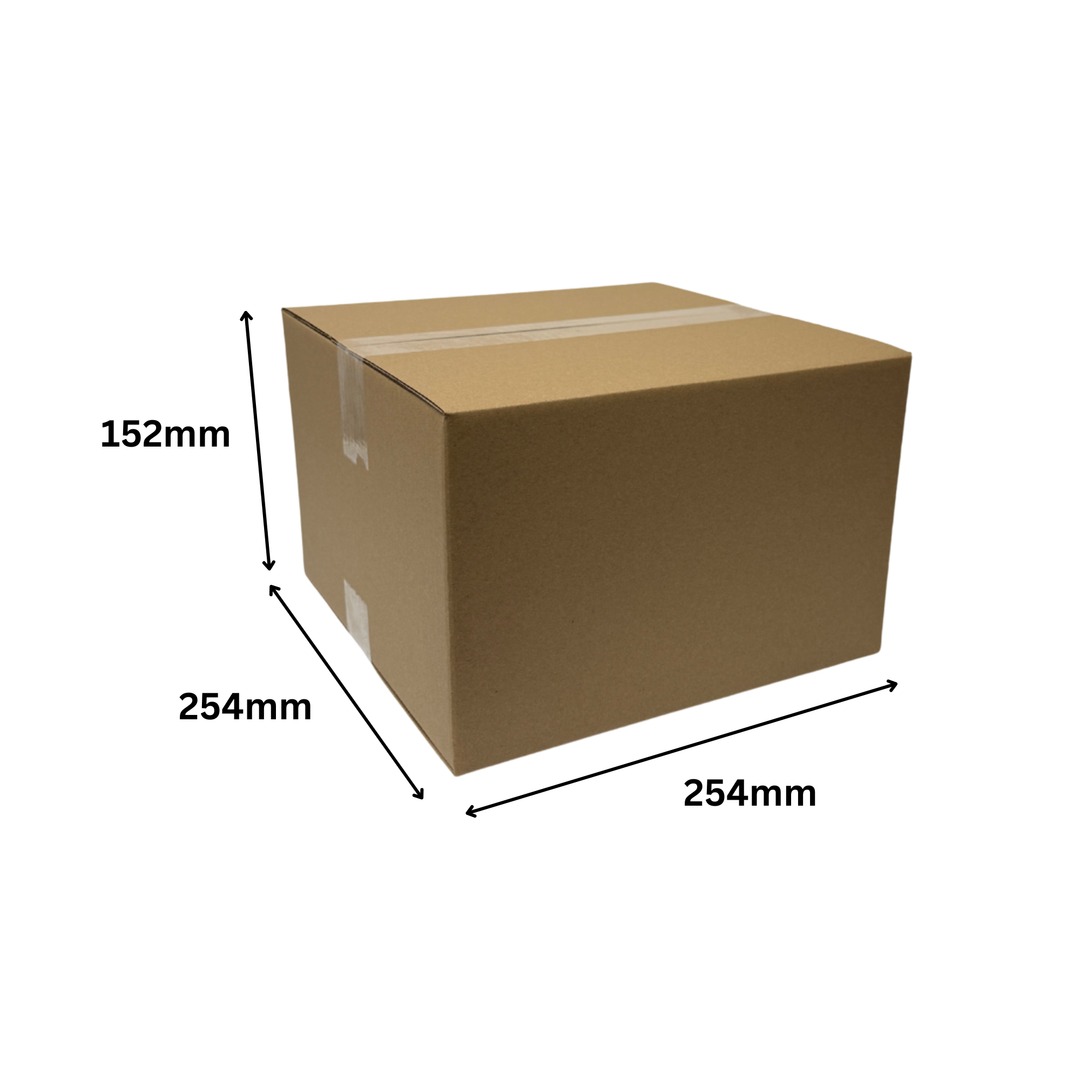 254 x 254 x 152mm Brown Corrugated Slotted Carton