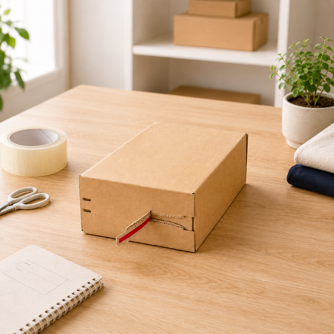 Kraft Self Sealing Brown Box Heavy Duty 240 x 190 x 120mm