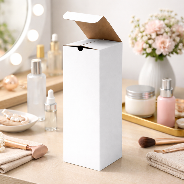 80 x 80 x 268mm Candle Mailing Shipping Packing Cardboard Boxes White