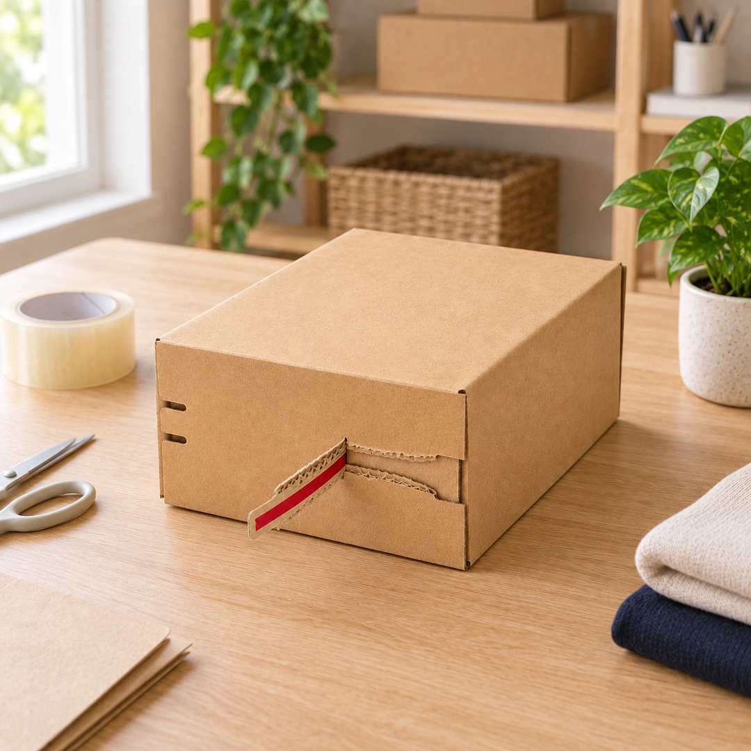 Kraft Self Sealing Brown Box Heavy Duty 320 x 240 x 160mm