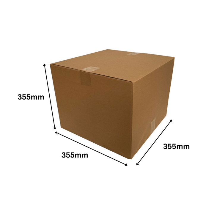 355 x 355 x 355mm Brown Corrugated Slotted Carton