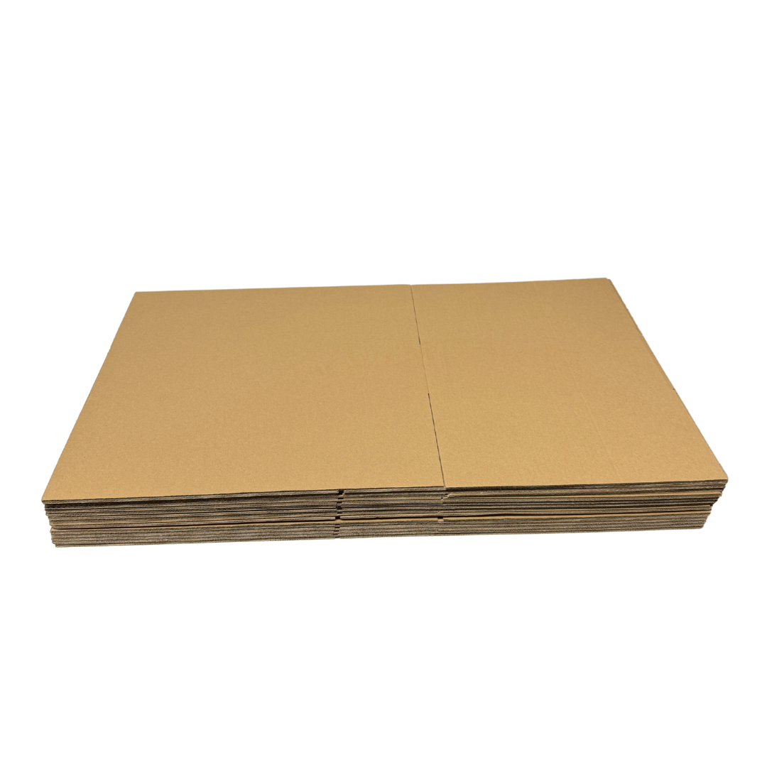 490 x 360 x 130mm, Brown Slotted B Flute Cardboard Boxes