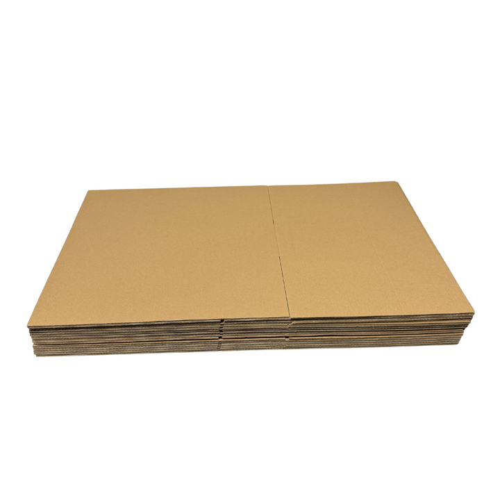 490 x 360 x 130mm, Brown Slotted B Flute Cardboard Boxes