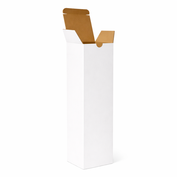 80 x 80 x 430mm  Tall Mailing Shipping Packing Cardboard Boxes White