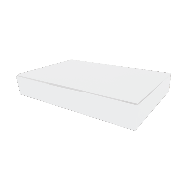270 x 200 x 35mm White Corrugated Die Cut Mailing Box | Self-Locking, Flat-Pack, Eco-Friendly