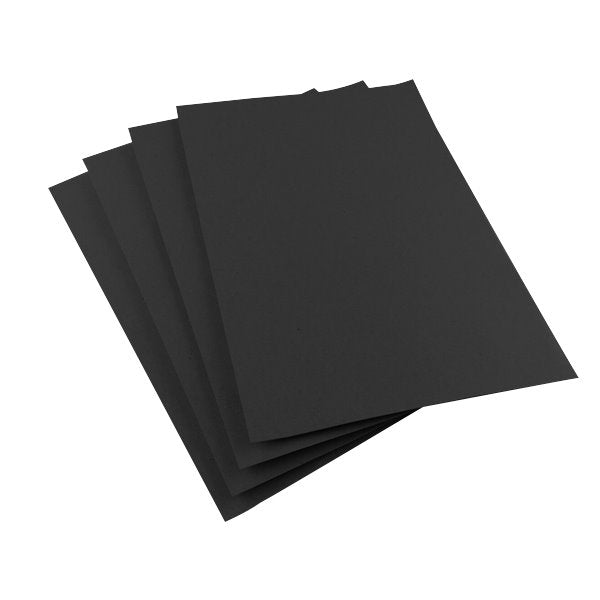 100pcs A4 Black 150GSM Kraft Paper Sheets - Natural Recycled for Invitations & Weddings