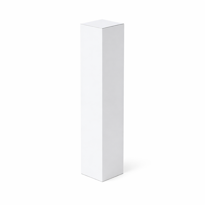 65 x 65 x 610 mm  Tall Mailing Shipping Packing Cardboard Boxes White