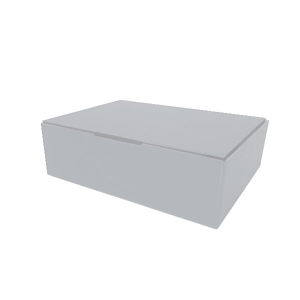 180 x 100 x 45mm White Corrugated Die Cut Mailing Box | Self-Locking, Flat-Pack, Eco-Friendly