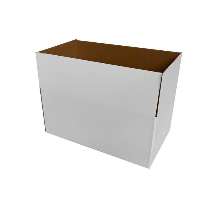 240 x 140 x 140mm White Slotted Cardboard Shipping Boxes