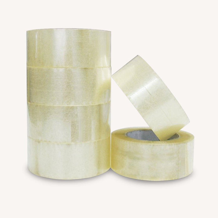 45 Micron Clear Sticky Tape - 75m x 48mm for Packing and Packaging | Durable Adhesive Seal