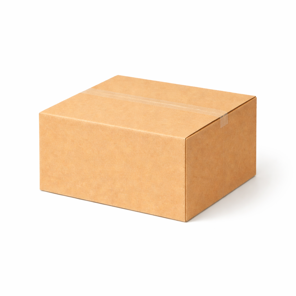 187 x 187 x 100mm Brown Corrugated Slotted Carton
