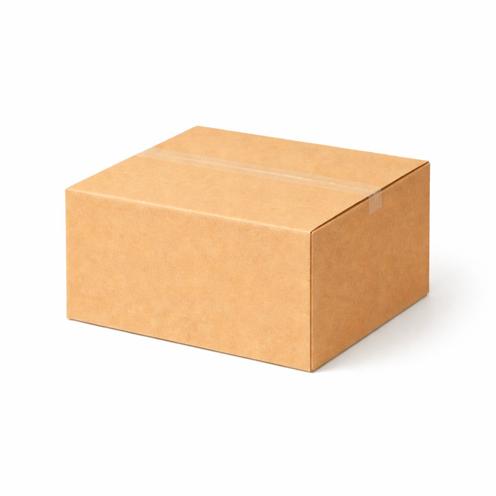187 x 187 x 100mm Brown Corrugated Slotted Carton