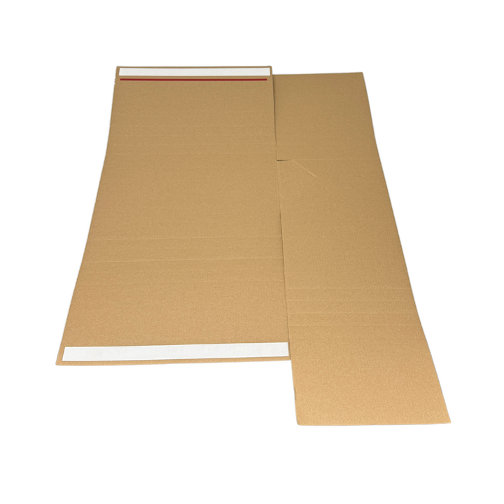 Wholesale Pack 1000pcs - 270 x 190 x 80mm Corrugated Book Wrap Mailers Peel & Seal, Adjustable, Recyclable