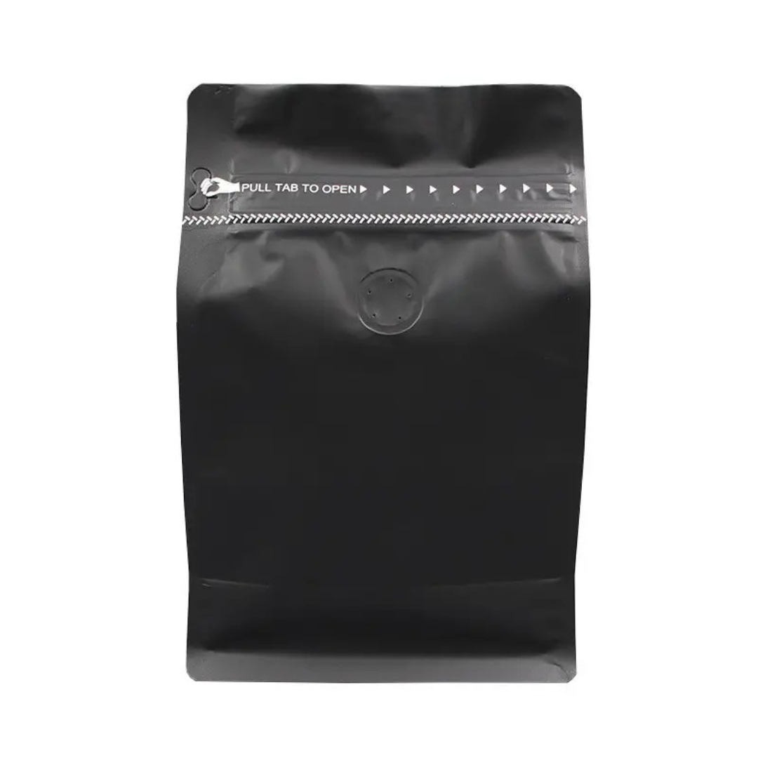 90 x 180 + 50mm Black Coffee Ziplock Bag – Airtight, Stylish, and Durable Coffee Storage