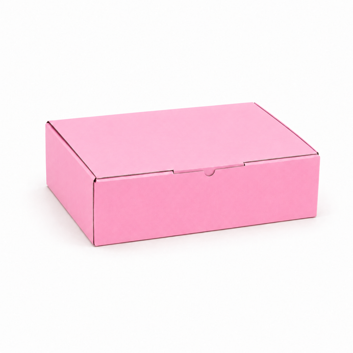 Pink Mailing Boxes 270 x 200 x 95mm with White Interior