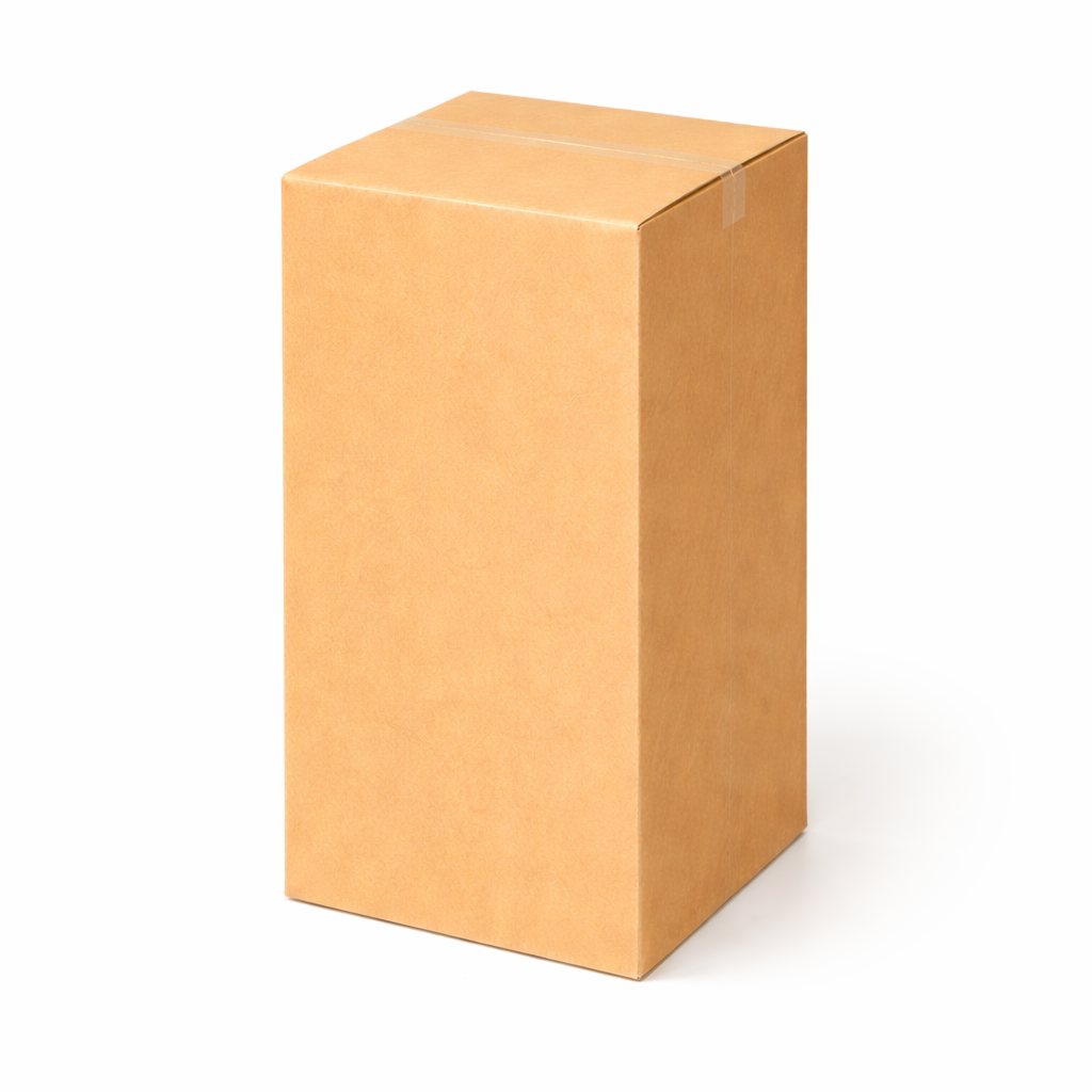 185 x 185 x 300mm Brown Corrugated Slotted Carton