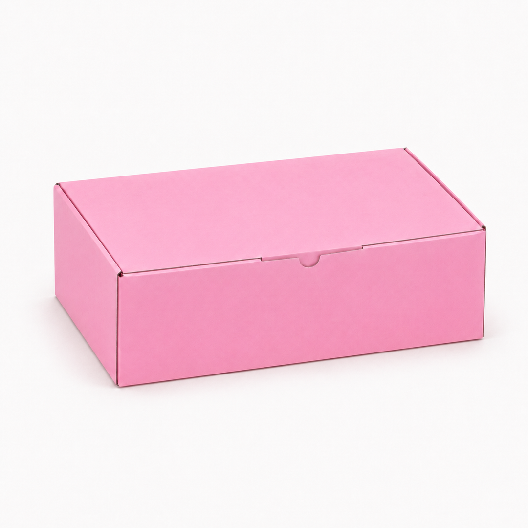 Pink Mailing Boxes 310 x 230 x 105mm with White Interior