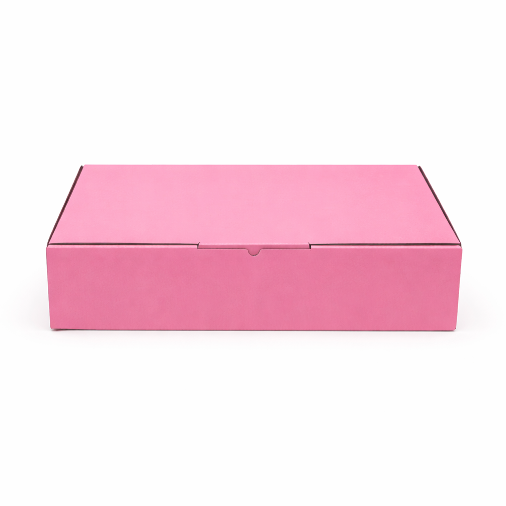 Pink Mailing Boxes 220 x 160 x 77mm with White Interior