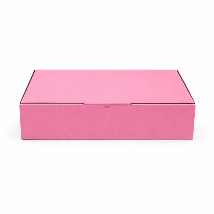 Pink Mailing Boxes 220 x 160 x 77mm with White Interior