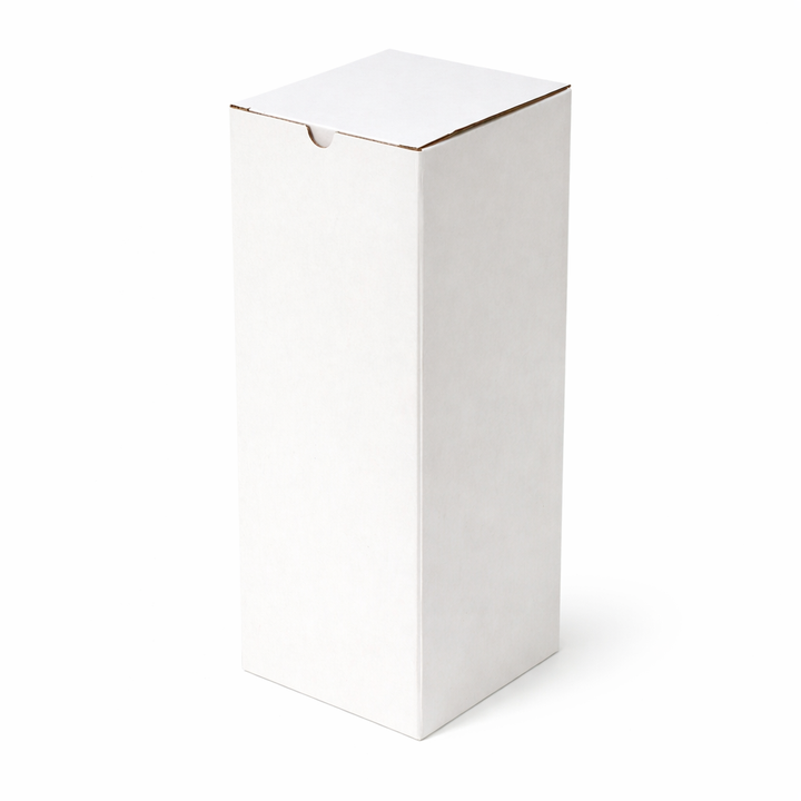 80 x 80 x 268mm Candle Mailing Shipping Packing Cardboard Boxes White