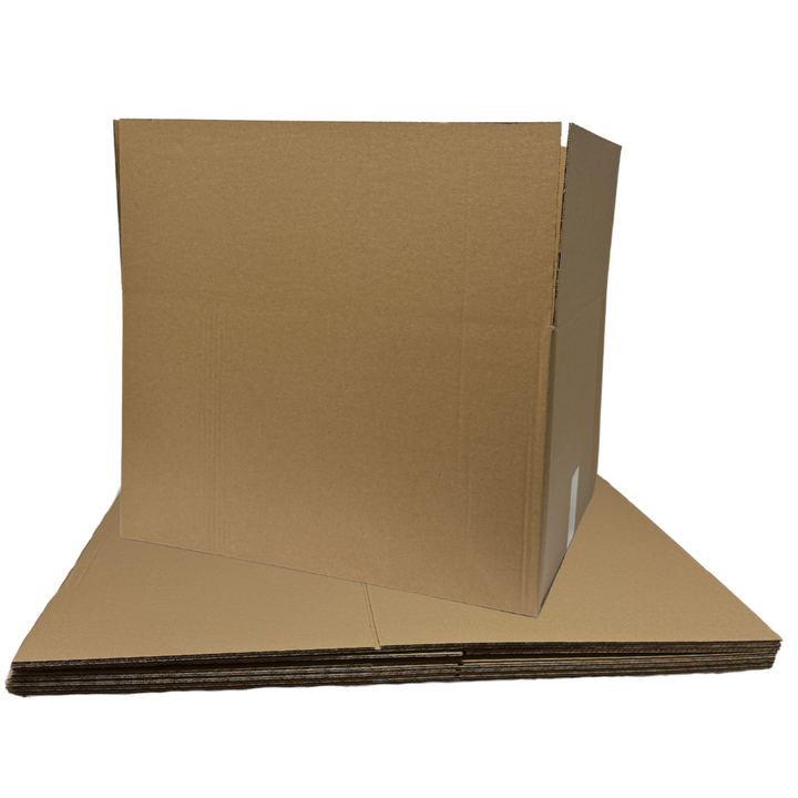 25pcs of 500 x 440 x 350mm Brown Slotted Cardboard Shipping Boxes – B Flute, Heavy-Duty