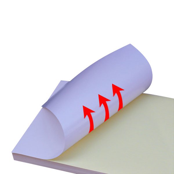 A4 White Glossy Self-Adhesive Sticker Paper: Ideal for Laser & Inkjet Printers