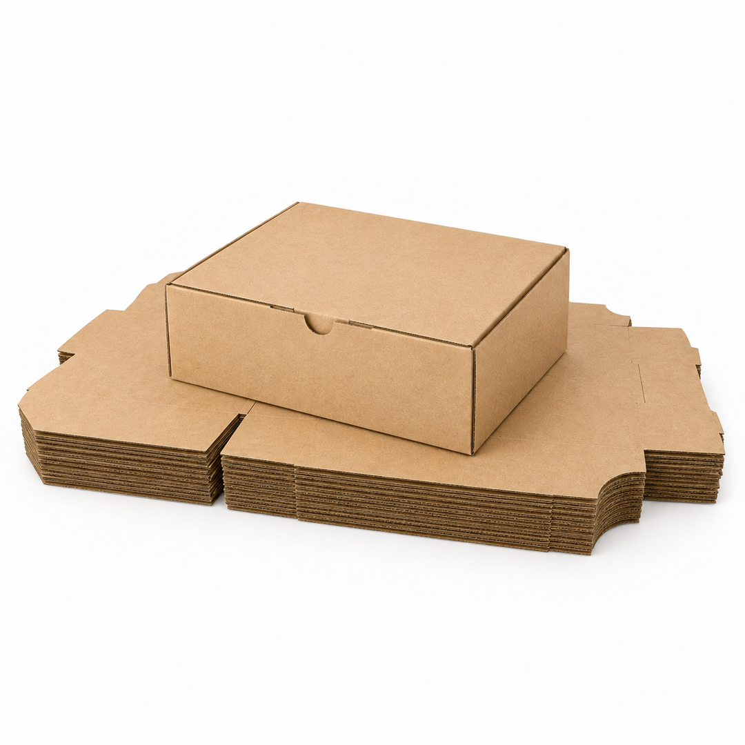 320 x 250 x 150mm Heavy Duty Brown Corrugated Die Cut Mailing Box