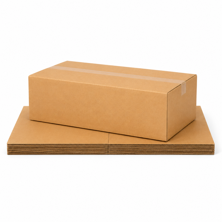 400 x 200 x 180mm Brown Corrugated Slotted Carton