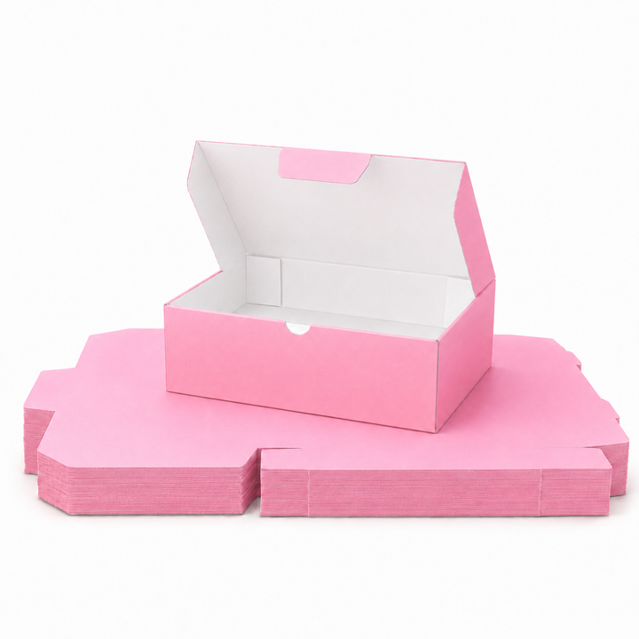 Pink Mailing Boxes 270 x 200 x 95mm with White Interior