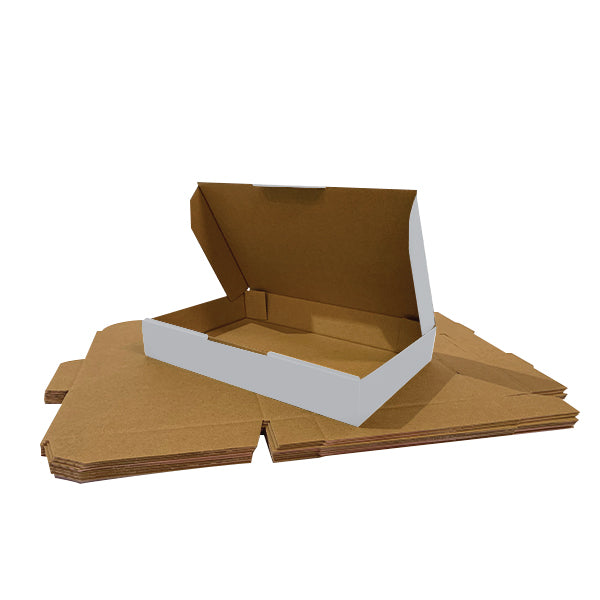 180 x 180 x 40mm Die Cut Mailing Shipping Packing Cardboard Boxes White