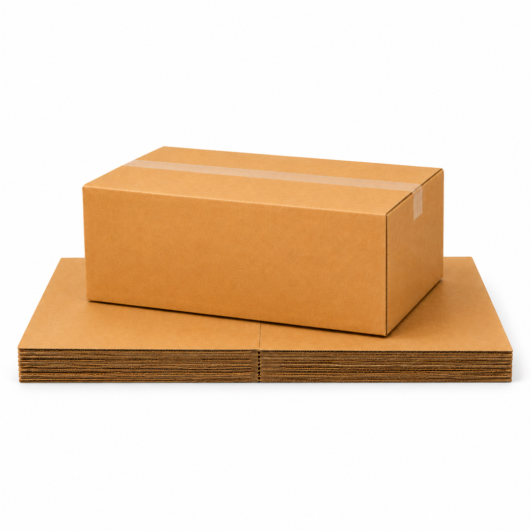 390 x 280 x 140mm Brown Corrugated Slotted Carton