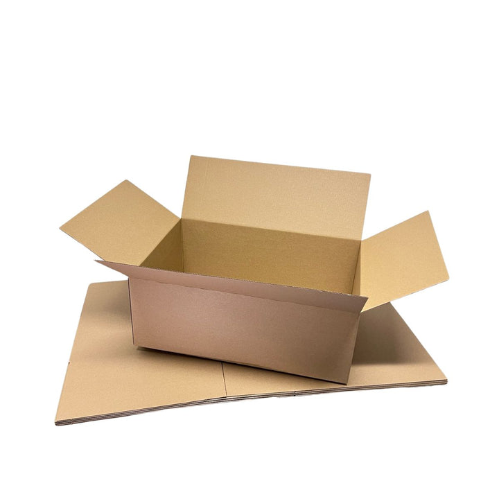 500 x 360 x 200mm Brown Slotted Carton | B Flute, Durable, Flat-Pack, Recyclable Shipping Box