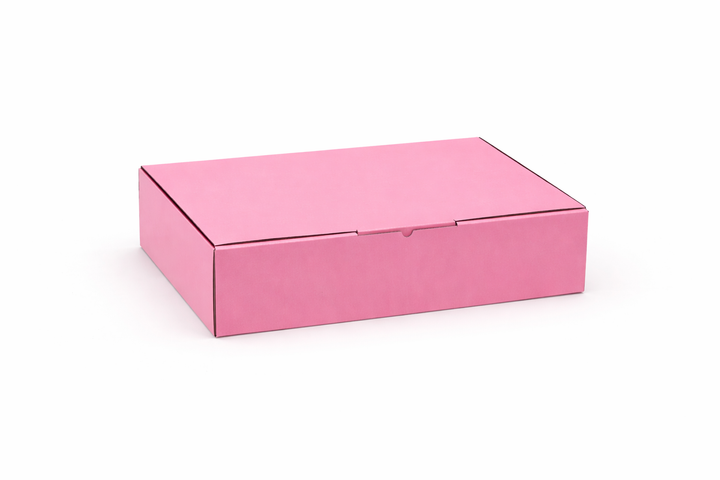 Pink Mailing Boxes 220 x 160 x 77mm with White Interior