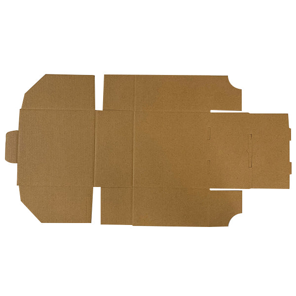 140 x 140 x 115mm White Die Cut Mailing Cardboard Boxes – Self-Locking Design