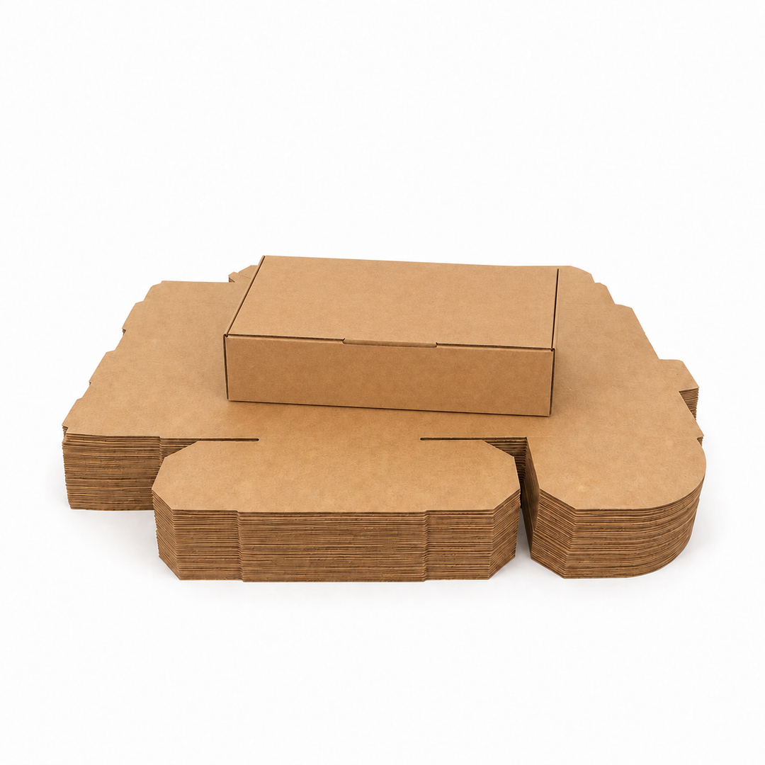 300 x 150 x 60mm Heavy Duty Brown Corrugated Die Cut Mailing Box