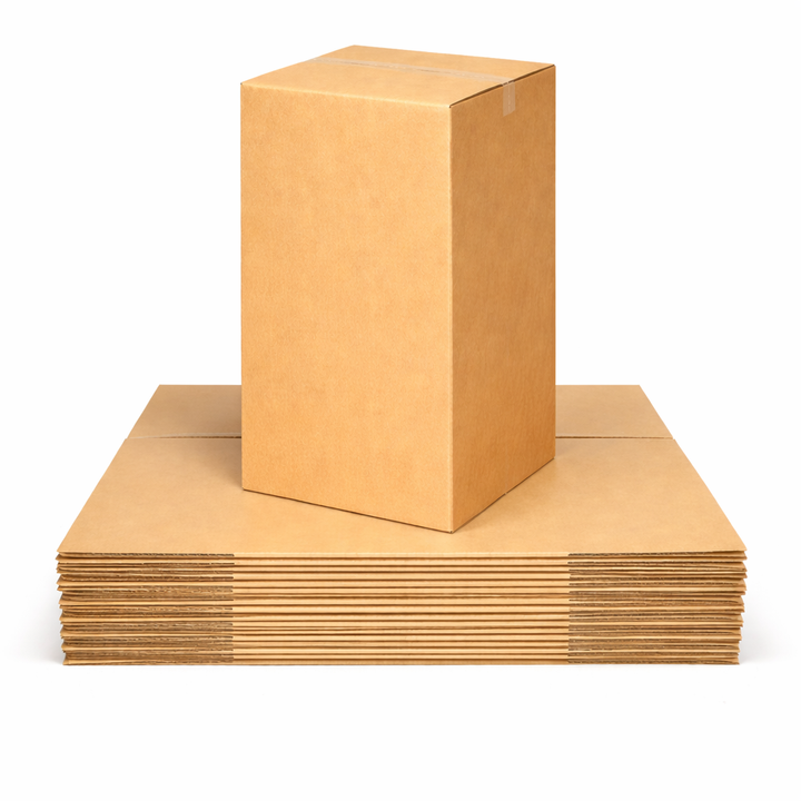 185 x 185 x 300mm Brown Corrugated Slotted Carton