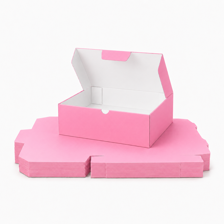 Pink Mailing Boxes 310 x 230 x 105mm with White Interior