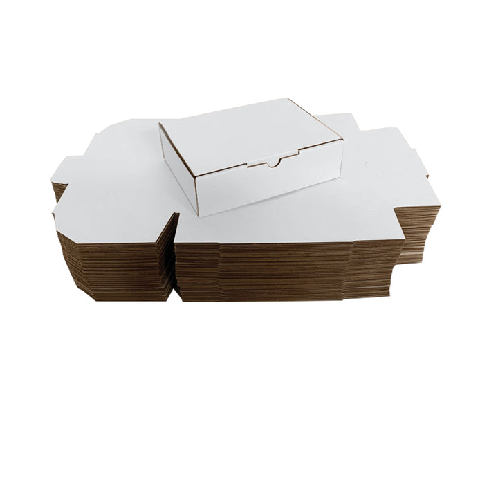 180 x 150 x 80mm Die Cut Mailing Shipping Packing Cardboard Boxes White