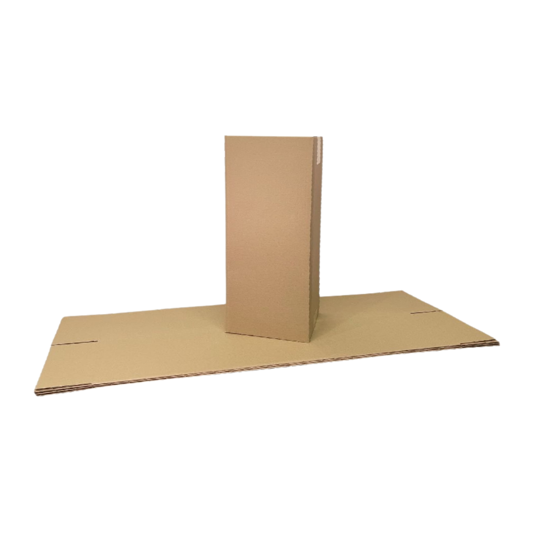 185 x 185 x 400mm Brown Corrugated Slotted Carton
