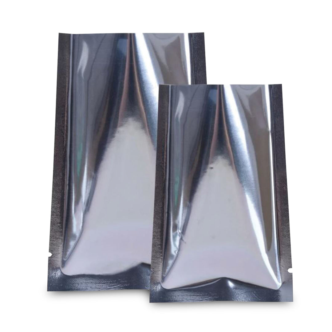 70mm x 100mm Aluminium Foil Mylar Bags | Food Pouch Storage Vacuum Heat Sealer Packages