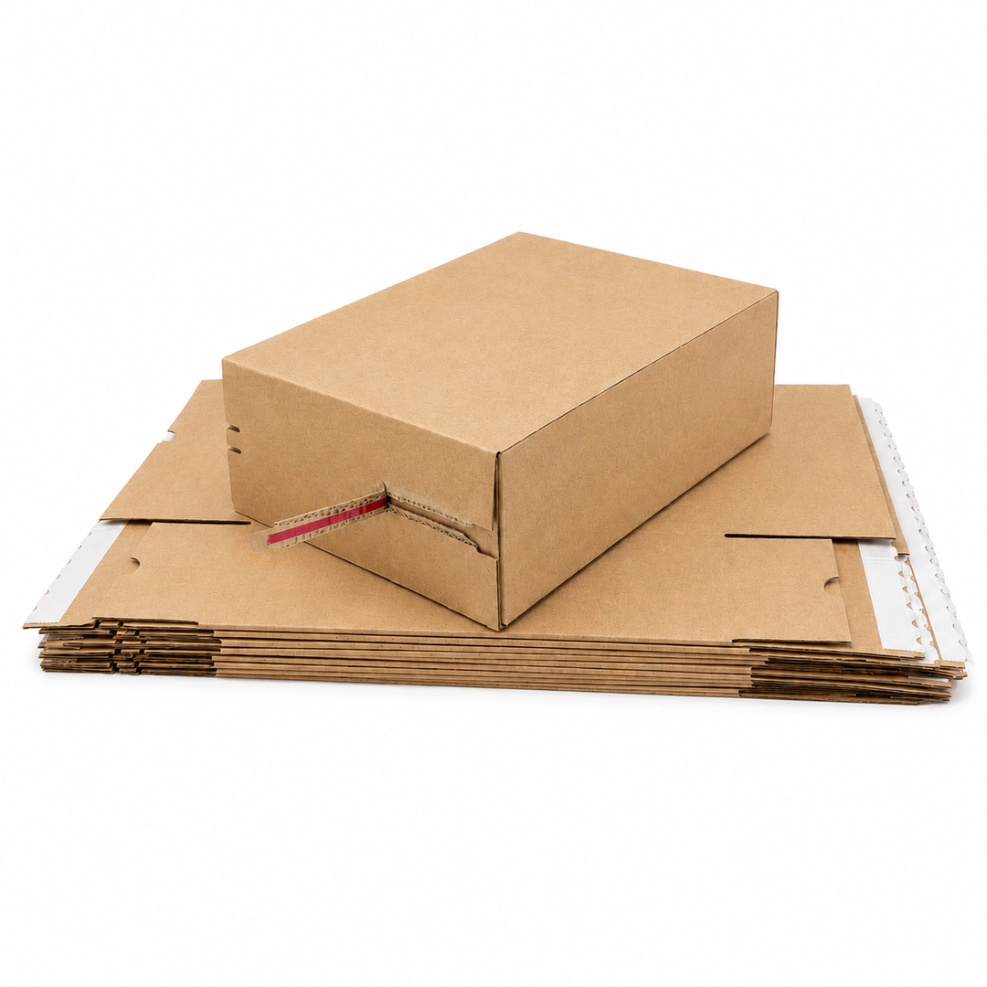 Kraft Self Sealing Brown Box Heavy Duty 240 x 190 x 120mm