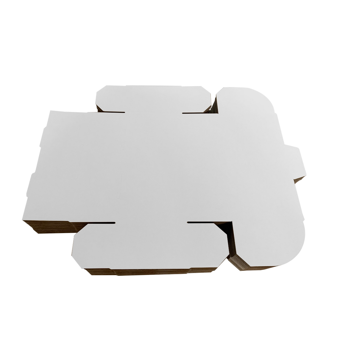 360 x 230 x 90mm White Corrugated Die Cut Mailing Box | Self-Locking, Flat-Pack, Eco-Friendly