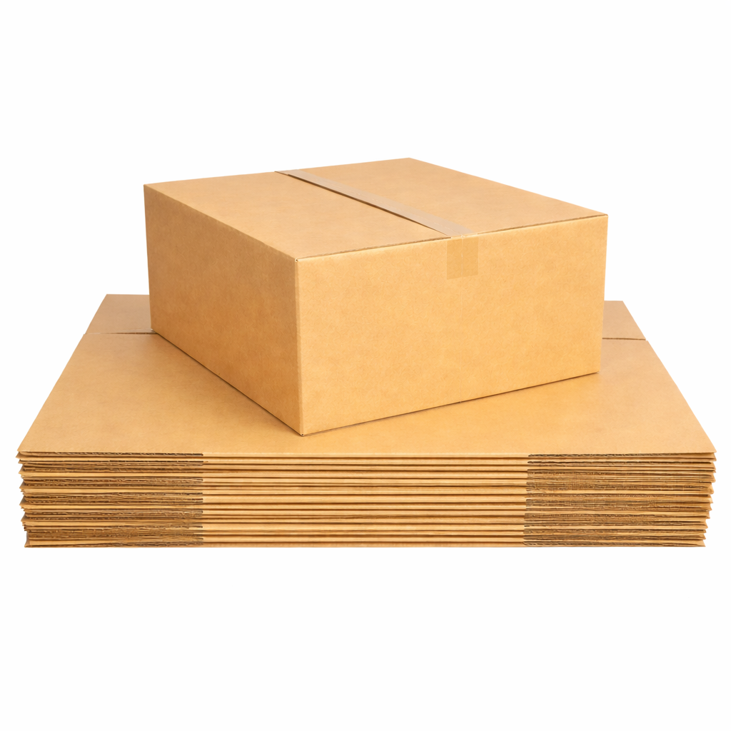Regular Slotted Brown Box 430 x 305 x 140mm - Brown Postal Boxes