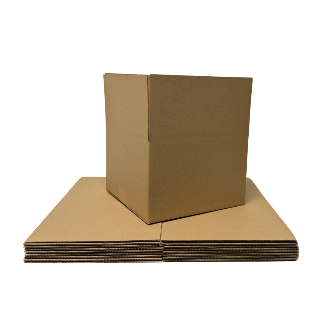 375 x 375 x 300mm Brown Corrugated Slotted Carton