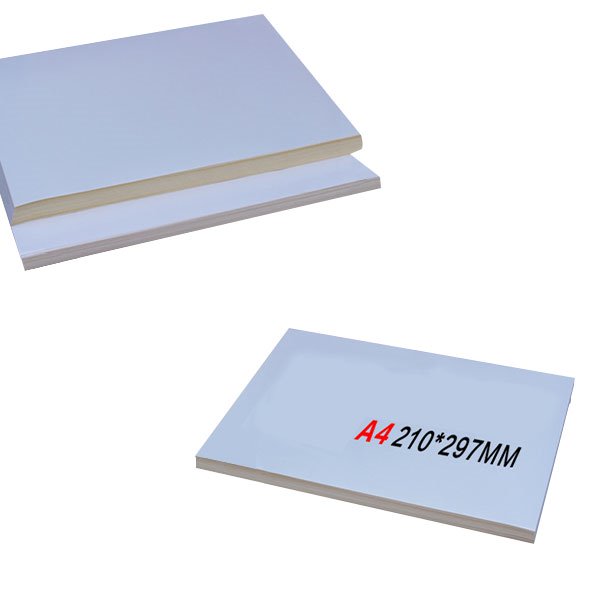 A4 White Matte Self-Adhesive Sticker Paper: Compatible with Laser & Inkjet Printers