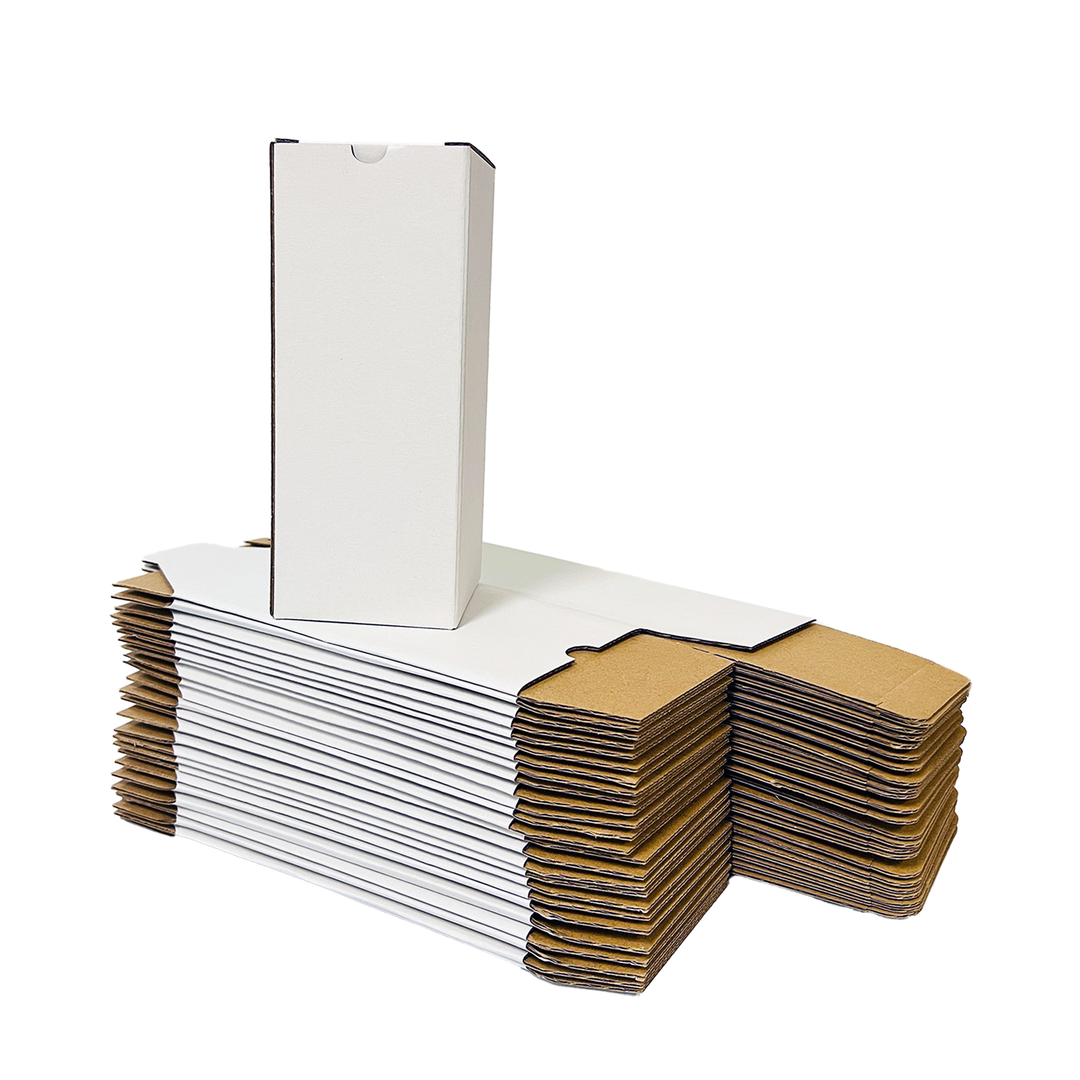 80 x 80 x 200mm Candle Mailing Shipping Packing Cardboard Boxes White – Small size cheap cardboard packing boxes for sale