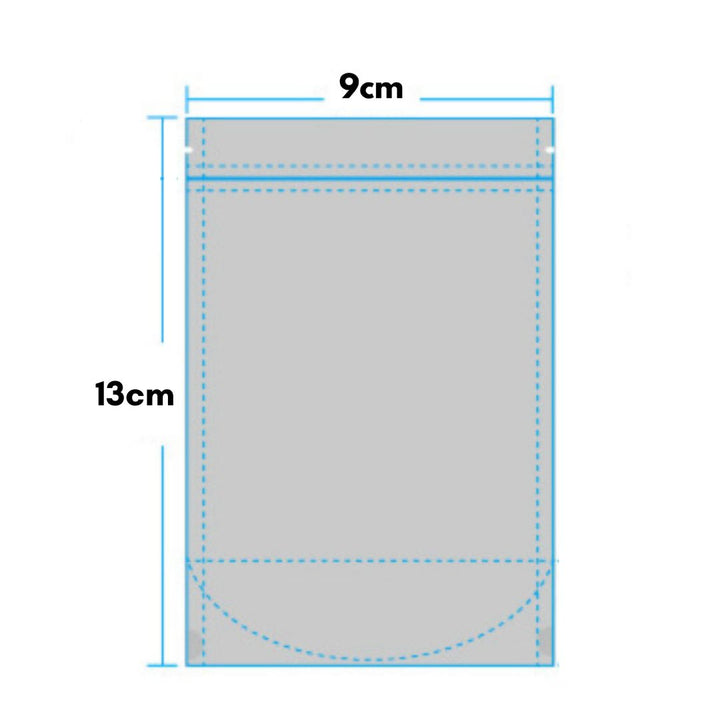 Premium 90 X 130mm + 30mm Stand Up Double Aluminium Foil Zip Lock Bags- Get The Best Zip Lock Aluminum Foil Bag Near You