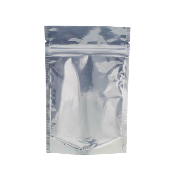 Wholesale 10,000pcs 100 x 150mm + 30mm Stand-Up Aluminium Foil Mylar Zip Lock Bags - Ideal for Food Storage, Packaging & More