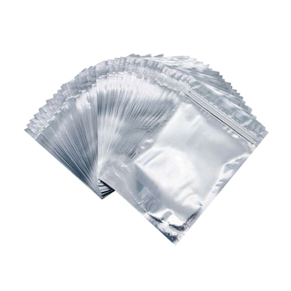 Wholesale 10,000pcs 100 x 150mm + 30mm Stand-Up Aluminium Foil Mylar Zip Lock Bags - Ideal for Food Storage, Packaging & More