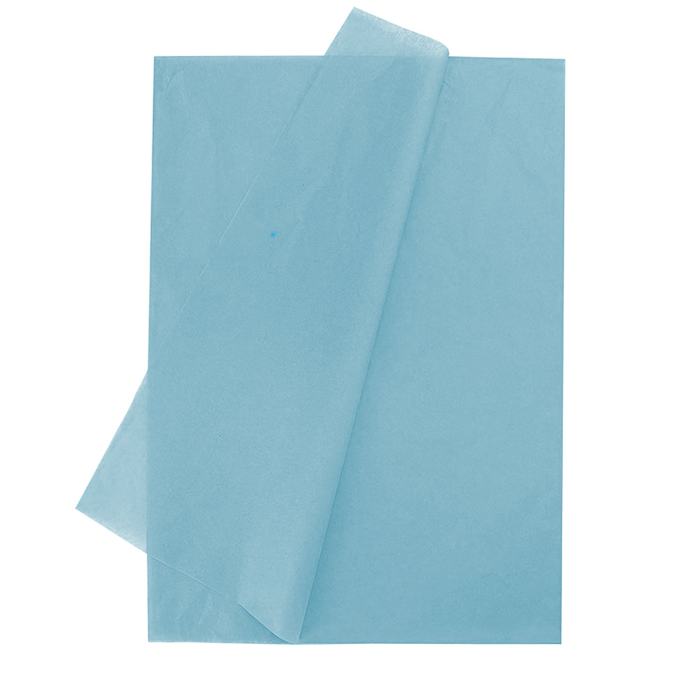 500pcs Aqua Gift Wrapping Tissue Packaging Paper - 50cm x 70cm, Recyclable & Eco-Friendly